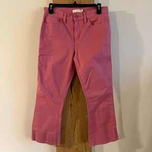 Tory Burch Crop Flare Pants -Pink 26